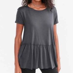 Urban Outfitters Truly Madly Deeply Peplum Top